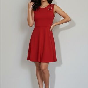 Chic Red Mini Dress